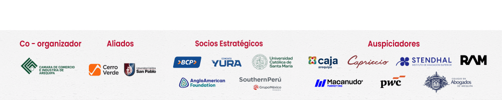 Organizadores, aliados y auspiciadores